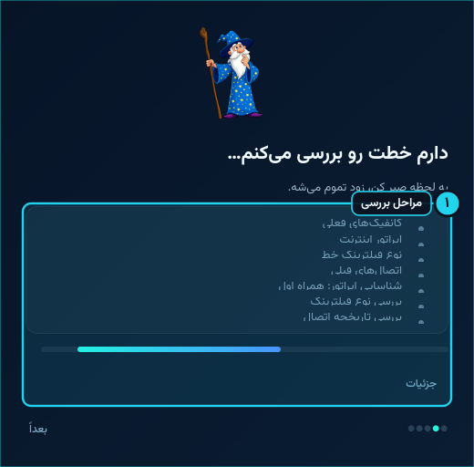 ۲. بررسی خط